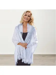 Cross-border hot selling classic hollow lace scarf Boho Style Scarf bride bridesmaid evening dress shawl wedding dress prom shawl for women