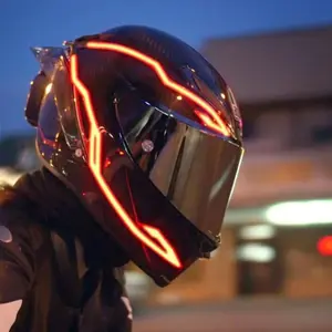 4-in-1 Motorcycle Bike Helmet LED Strip