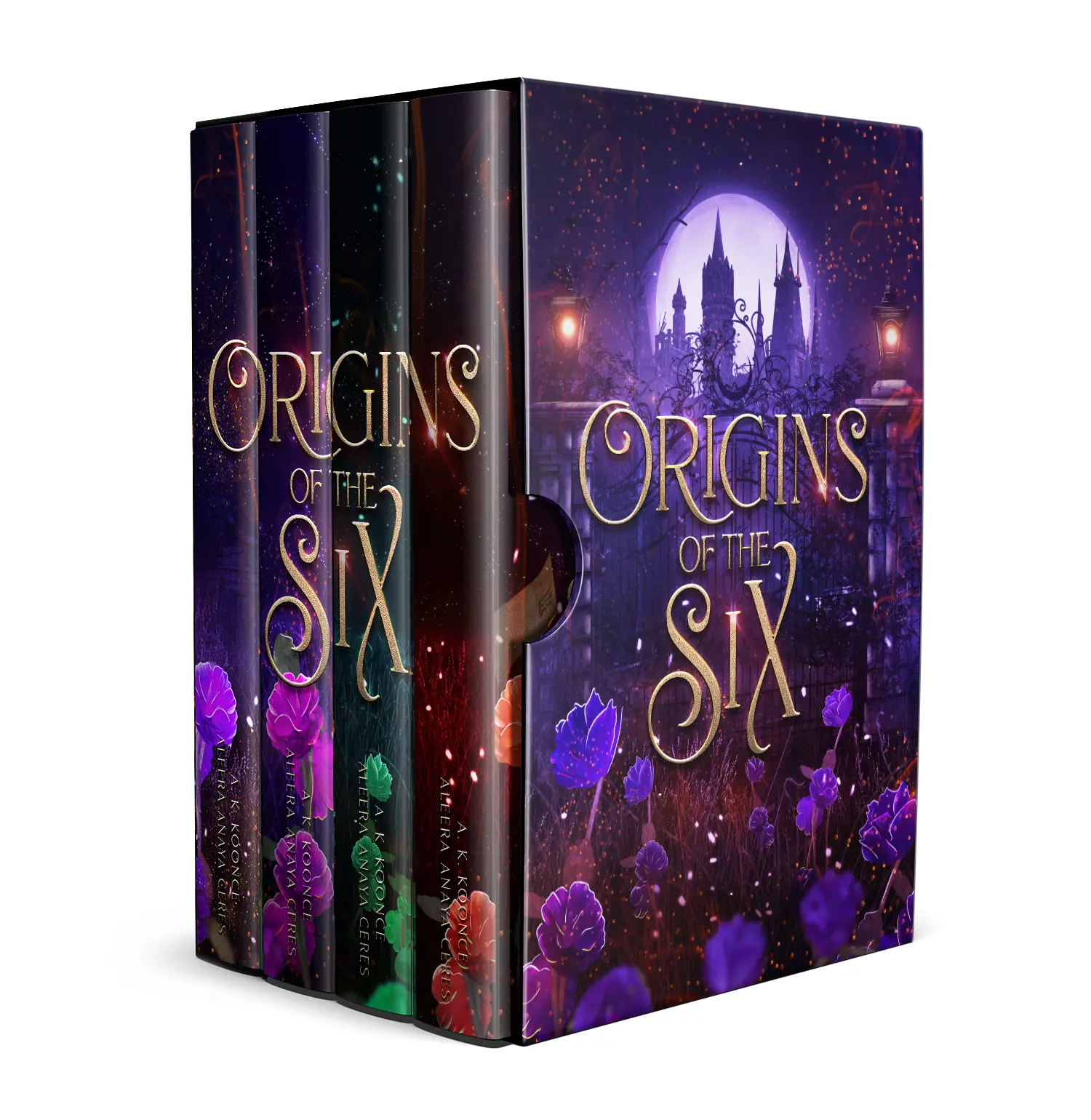 Origins of the Six Special Edition Hardback Boxset Book Box by AK Koonce - Collector's Edition