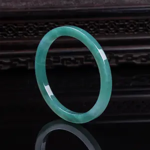 Natural A-grade Jade Bangle Blue Water Women's Jewelry Jade Bangle
