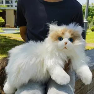 Fluffy ragdoll cat backpack