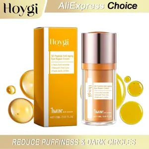 Hoygi 5D Peptide Eye Repair Cream for Dark Circles and Puffiness, Firming and Fine Line Reduction, Nourishing and Smoothing Eyes Skin Care