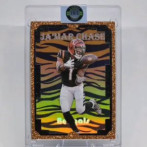 Ja'marr Chase Bengals Custom One of One Football Card