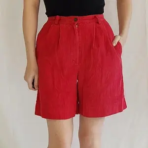 90s Abercrombie Pink Corduroy High Rise Shorts