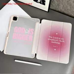 1 Piece Protective Folio Tablet Case with Pen Holder compatible with iPad 10.9/Pro11/10th/iPad7/8/iPad Air 4/5/iPad Pro/iPad Air 13(M3 2025)/iPad Air 11(M3 2025)/iPad Air 11(M3 2025)/iPad 11(A16 2025), Auto Sleep/Wake Function/Stylish Tablet Accessories