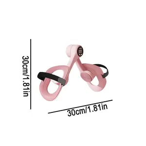 Pelvic Floor Trainer Women, 2026 New Upgraded Thigh Trainer, Intelligent Counting, 360° Rotation, Anti Slip Design, Thigh Toner Workout (Pink)