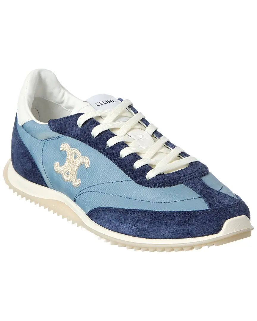 CELINE Logo Leather Sneaker