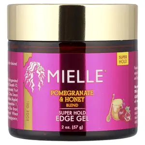 Mielle Super Hold Edge Gel, Pomegranate & Honey Blend, 2 oz (57 g) Mielle Super Hold Edge Gel, Pomegranate & Honey Blend, 2 oz (57 g)