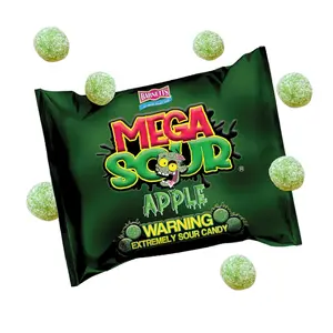 Barnetts Mega Sour Apple Candy 104g – Handmade British Hard Sweets – Extreme Sour Candy Challenge – Retro Party Bag & Gift Hamper Treats