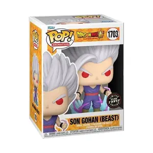 Funko Dragon Ball Super Hero - Son Gohan (Beast) Glow-in-the-Dark Chase Edition, Numbered Collectible Figurine #1703