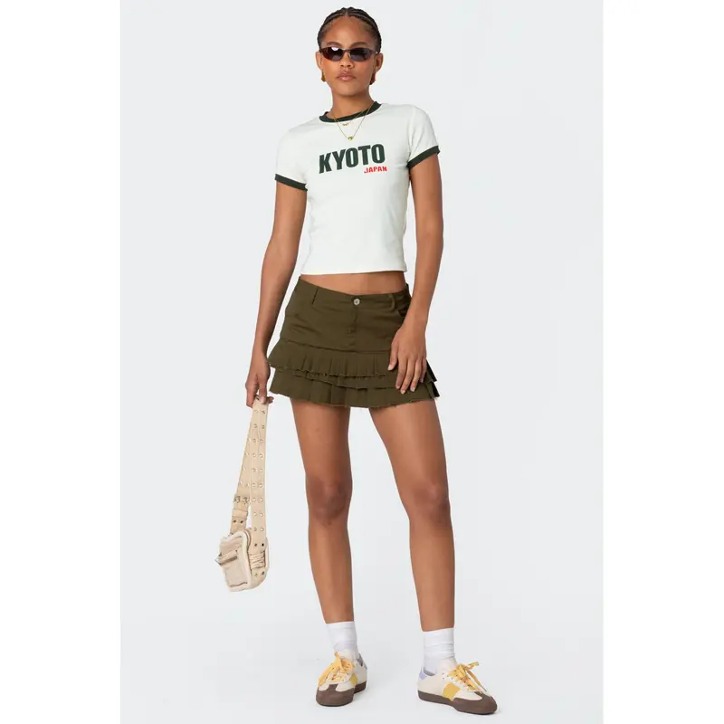 pleated mini skort - TikTok Shop
