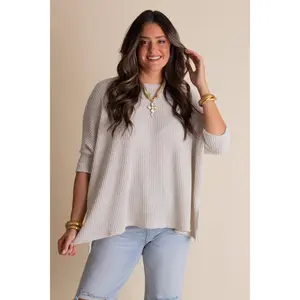 Maizy Girl Waffle Knit Sweater