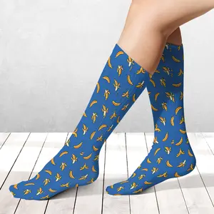 Blue Banana Socks, Lucky Banana Socks, Hockey Romance Fan Gift, Boyfriends Socks, Gifts for Husband, Valentine Gifts for Him