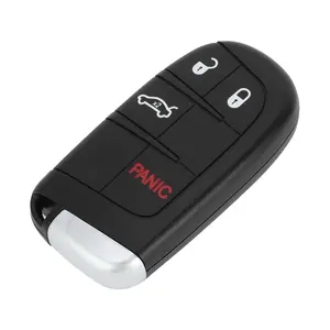 Key Shell Case Keyless Entry Remote Key Fob Replacement Case for Dodge Journey 2011-2020 for Dodge Charger 2011-2018 4 Buttons