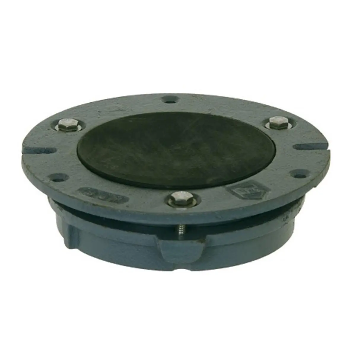Sioux Chief 890-I42 4 in. Cast Iron Closet Flange, Rubber Knockout Included, Compression Connection for Over Pipe, 2" H x 7" W x 7" L, 7 X 7 X 2 In.
