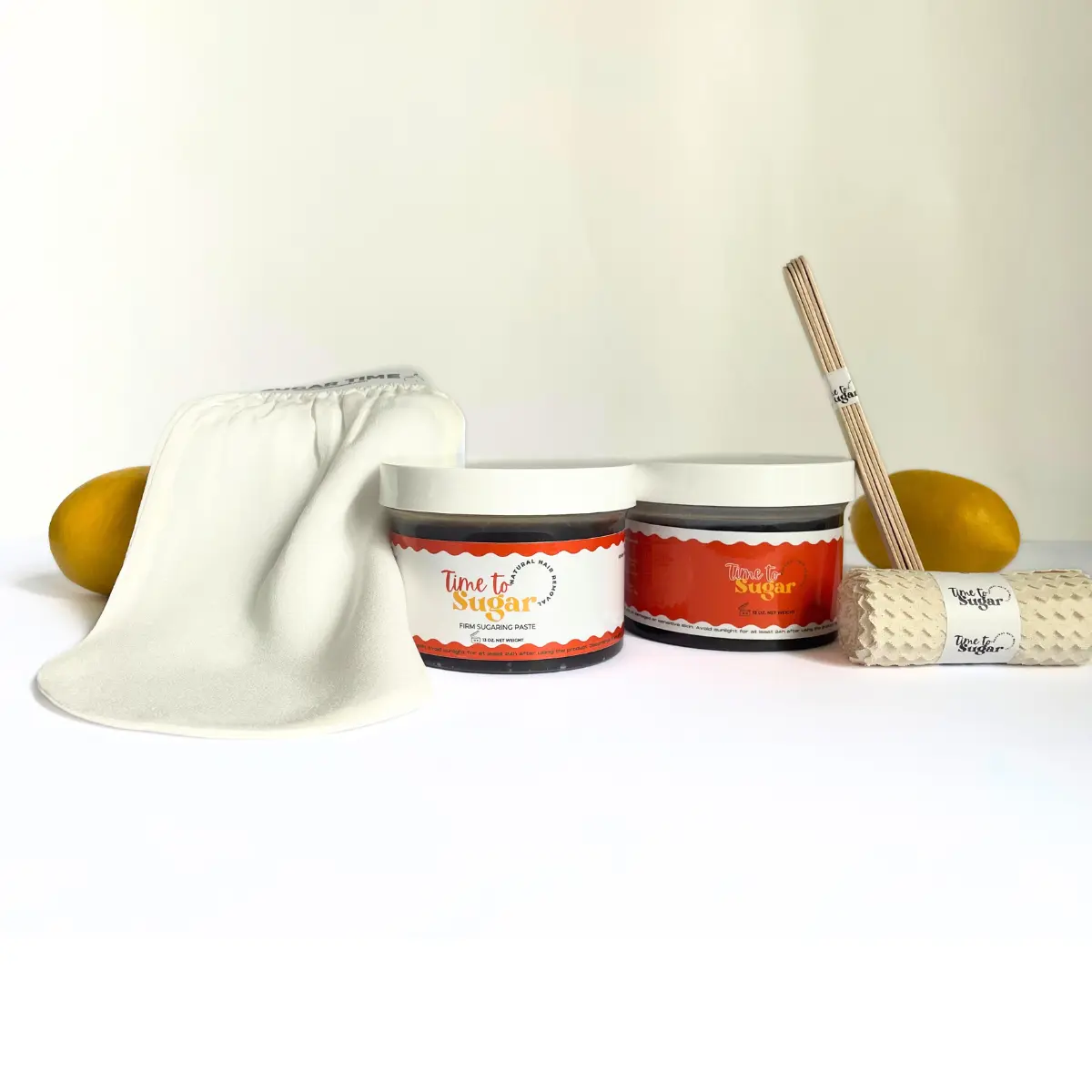 TTS Sugaring Glow Kit – Soft & Firm Pastes + Silk Exfoliating Glove | Smooth Skin Starter Set
