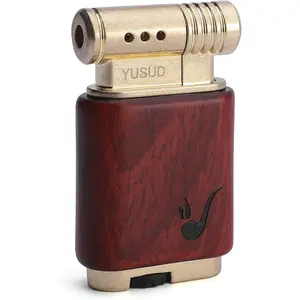 Vintage Trench Lighter, Cool Lighter Butane Refillable, Antique Flip Lighter, Retro Soft Flame Table Lighters, Unique Birthday Gift for Men Women