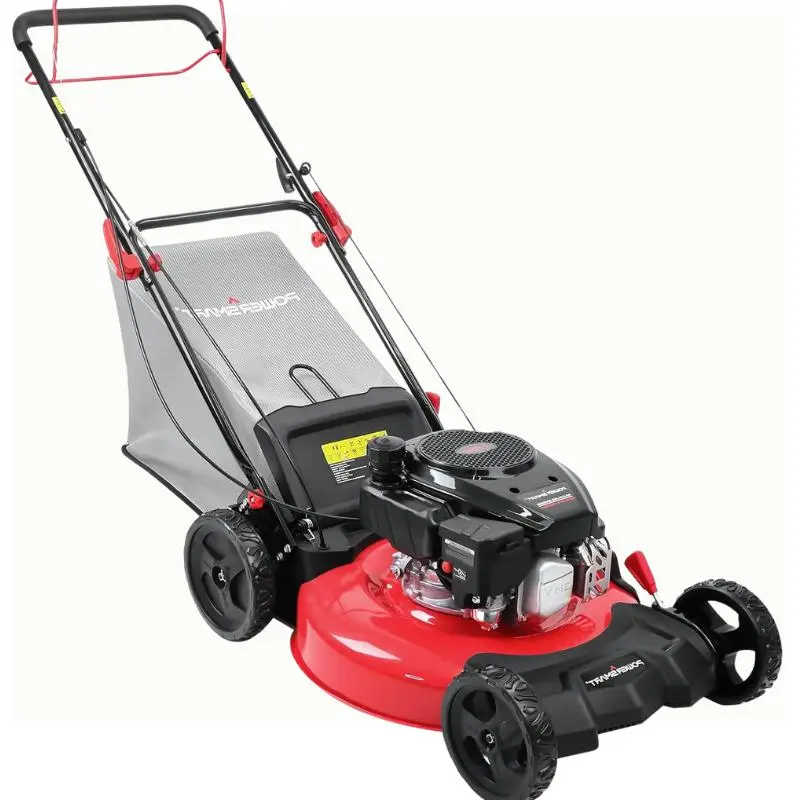 PowerSmart 21 "/22" 170cc Gas Self-Propelled 2-in-1/3-in-1 Lawn Mower (V8621S/V8621S1/V8622S1), Large Grass Catcher, Effortless Operation,Fast Mowing,Safety Switch,Easy Start,Quick Assembly,Quick Fold,Fuel Efficient,Turf Friendly,Springtok, S, Adjustable,