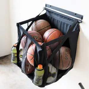 Hall of Fame Ball Storage Rack Organiser for Garage Wall Mount