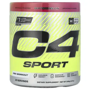 C4 / Cellucor C4® Sport, Pre-Workout, Watermelon, 8.7 oz (246 g) C4 / Cellucor C4® Sport, Pre-Workout, Watermelon, 8.7 oz (246 g)