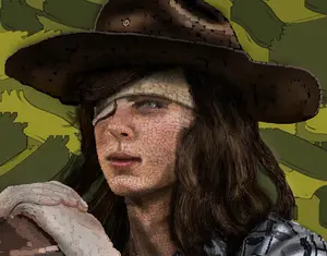 Carl Grimes  - The Walking Dead - Fine Art Painting - Available in Multiple Sizes