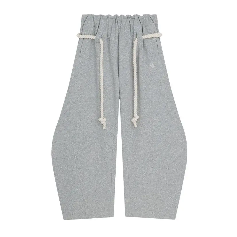 Aelfric Eden Baggy Wide-Leg Sweatpants - High-Waist, Drawstring Elastic Waist, Pockets, Vintage Streetwear Unisex Joggers, Women's Clothes, Mens Clothing, Women's Bottom