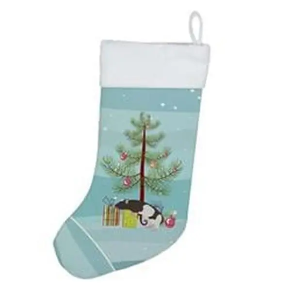 Unisex 100% Polyester Suede Tailless Rat Christmas Stocking with Hanger, 18x13.5in 0.4lbs Double-Sided Animal Festive Home Decor, All Seasons Holiday Housewarming Gift for Adults, 0.4 Lbs