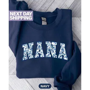 Floral Nana Sweatshirt and Hoodie, Cute Nana Sweatshirt, Mother's Day Gift, Mommy Shirt, New Mom Gift, Gift for Mother, Nana Shirt