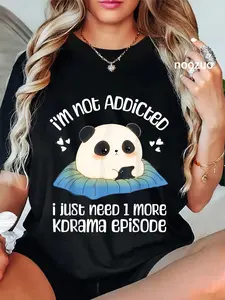 100% Cotton Cute Kdrama MerchPanda Korean Drama K-Drama Merchandise T-Shirt