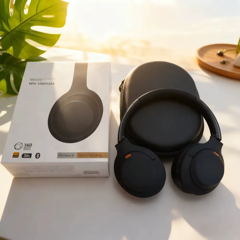 Wireless Noise Cancelling Over-Ear Headphones - Comfort That Lasts All Day! WH-1000XM4 Headphones with Ultra-Soft Eartips