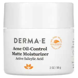 DERMA E Acne Oil-Control Matte Moisturizer, 2 oz (56 g)