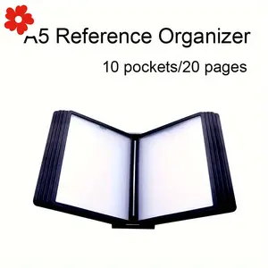 New Desktop Reference System Reference Organizer 10 Pockets/20 Office storage and desktop accessories