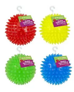 Gnawsome™ 3.5” Spiky Squeak & Light Ball Dog Toy