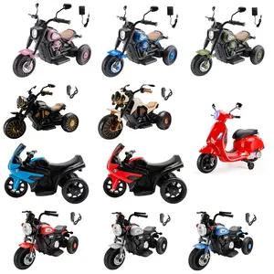 Fun Kids Electric Ride-On 3Wheel Motorcycle Toys for Children – Pink/Blue/Green/Gray/Red for Children 1-8Y