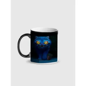 Netflix KPop Demon Hunters Heat Activated Mug – Derpy Tiger Color Changing Coffee Mug, Ceramic Tea Cup Gift