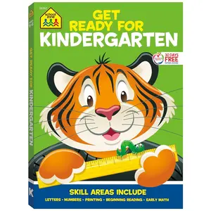 School Zone - Get Ready for Kindergarten Workbook - 256 Pages, Ages 5 to 6, Alphabet, ABCs, Letters, Tracing, Printing, Numbers 0-20, Early Math, Shapes, Patterns, Comparing, and More Paperback – July 9, 2019