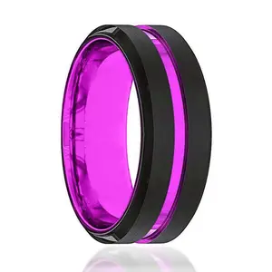 MCLAREN Passionate Purple Tungsten Ring