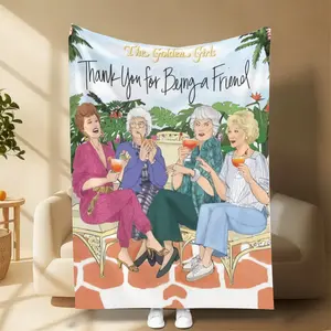 Blanket Cartoon GG Throw Blanket for Couch, Bed, Sofa Luxurious Warm and Cozy for All Seasons Family and Friends Perfect Christmas Present