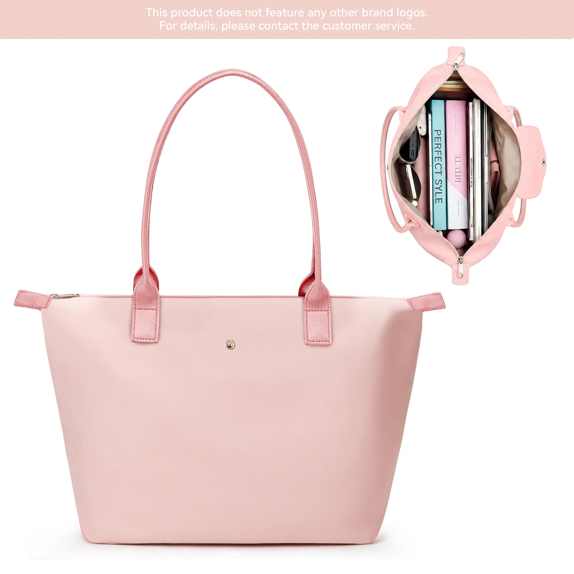 KALIDI Tote Bag for Women Top-Handle Purse,15 inch Large Capacity Shoulder Hobo handBag with Zipper Leisure Foldable Weekend