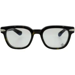 Chrome Hearts Drippin Black Tortoise/Silver Sunglasses