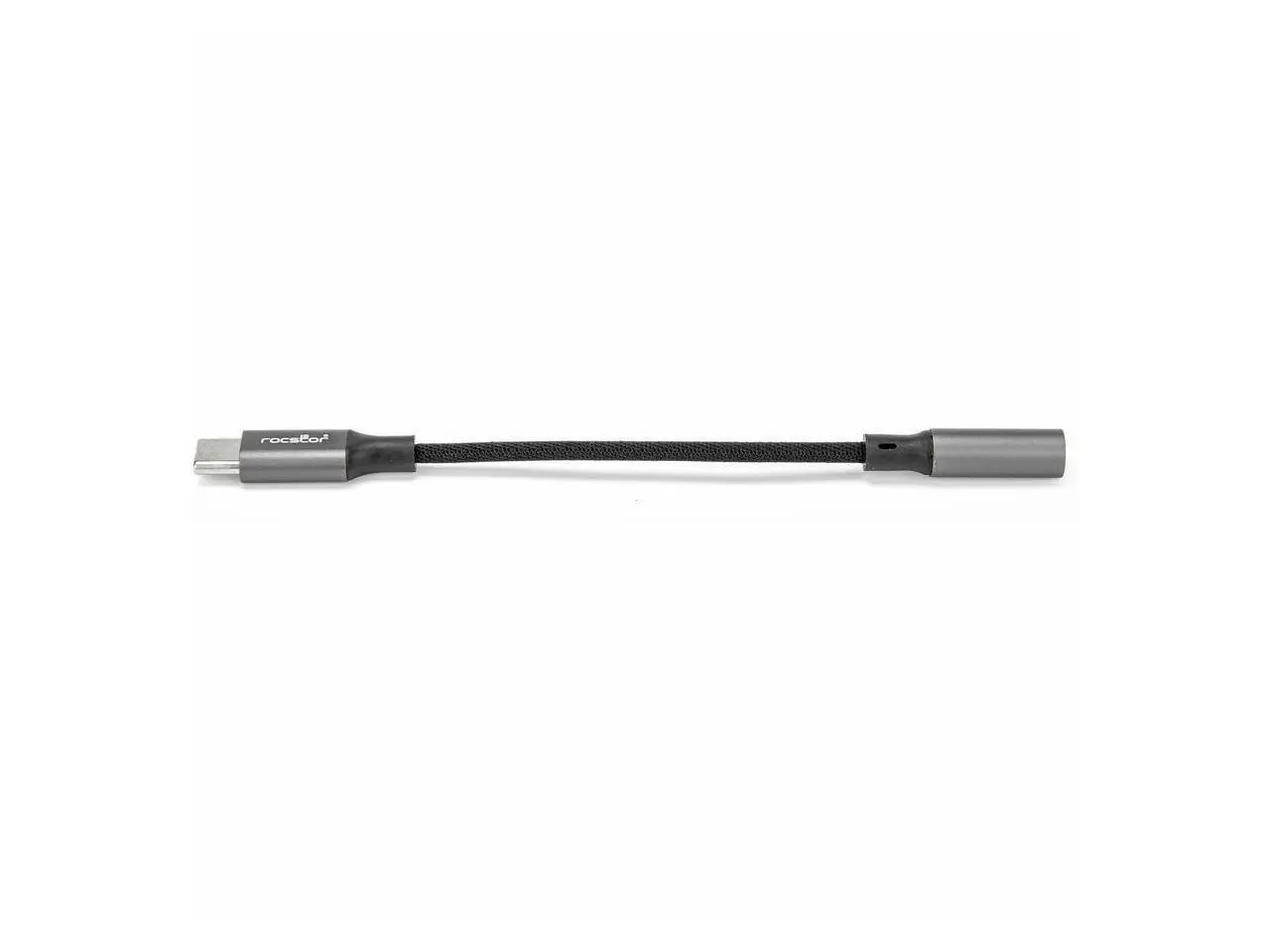 Rocstor Premium USB-C to Hi-Res 3.5mm Audio Adapter DAC 44.1/48/96KHz Sample Rate