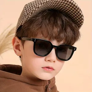 1 Set of Youngsters's Fashion Square Glasses, Classic Style for Boys and Girls, Perfect for Casual Attire Holiday Gifts