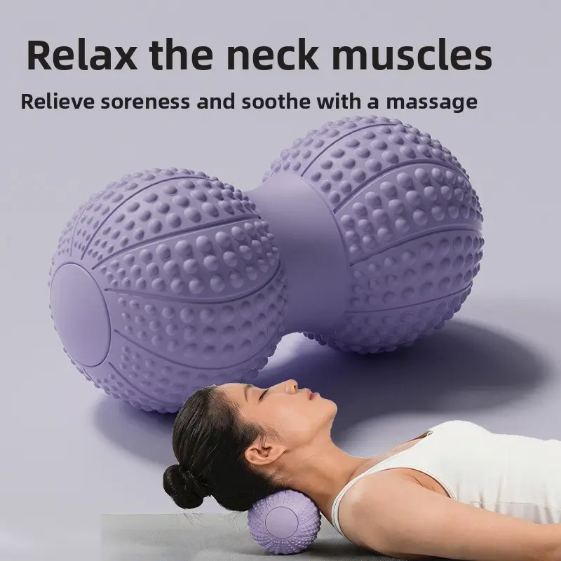 Fascia Foot Fitness Exercise Recovery Relaxation Waist Back Hip Leg Stretching Muscles Rolling Massage Ball