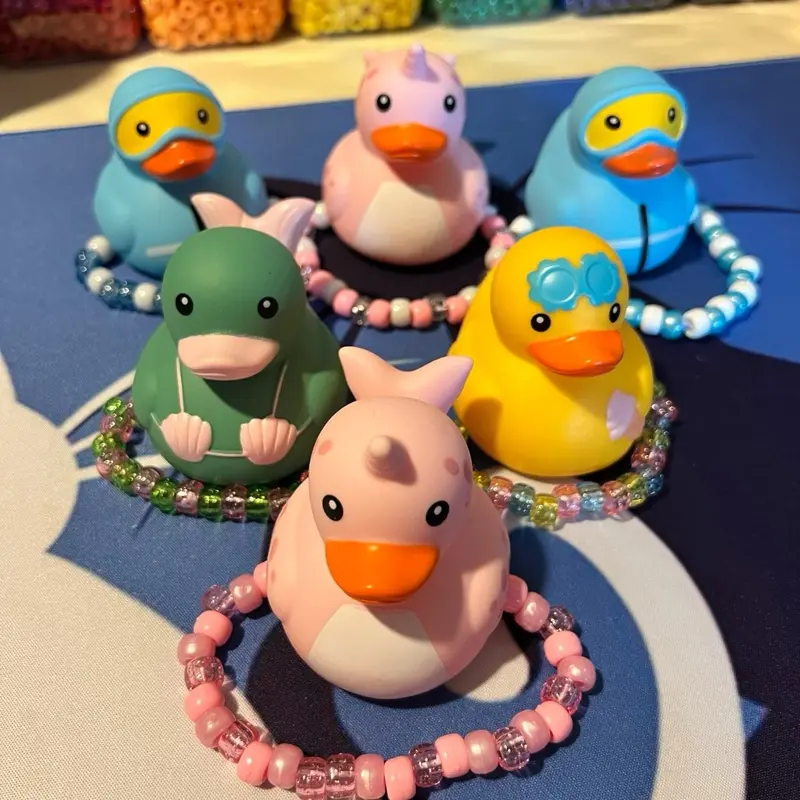 RUBBER DUCK KANDI!! BRACELETS AND NECKLACES ARE HERE!!