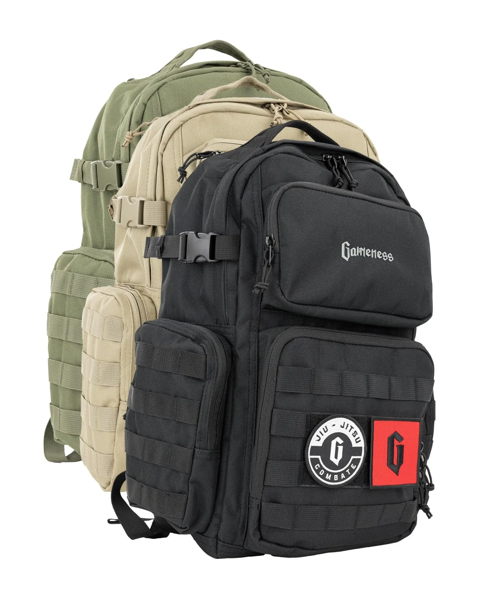 Tactical Shoulder Backpack, 600D Polyester Laptop Bag with 15" Compartment, Hydration Ready with Ergonomic Straps & Organizational Pockets