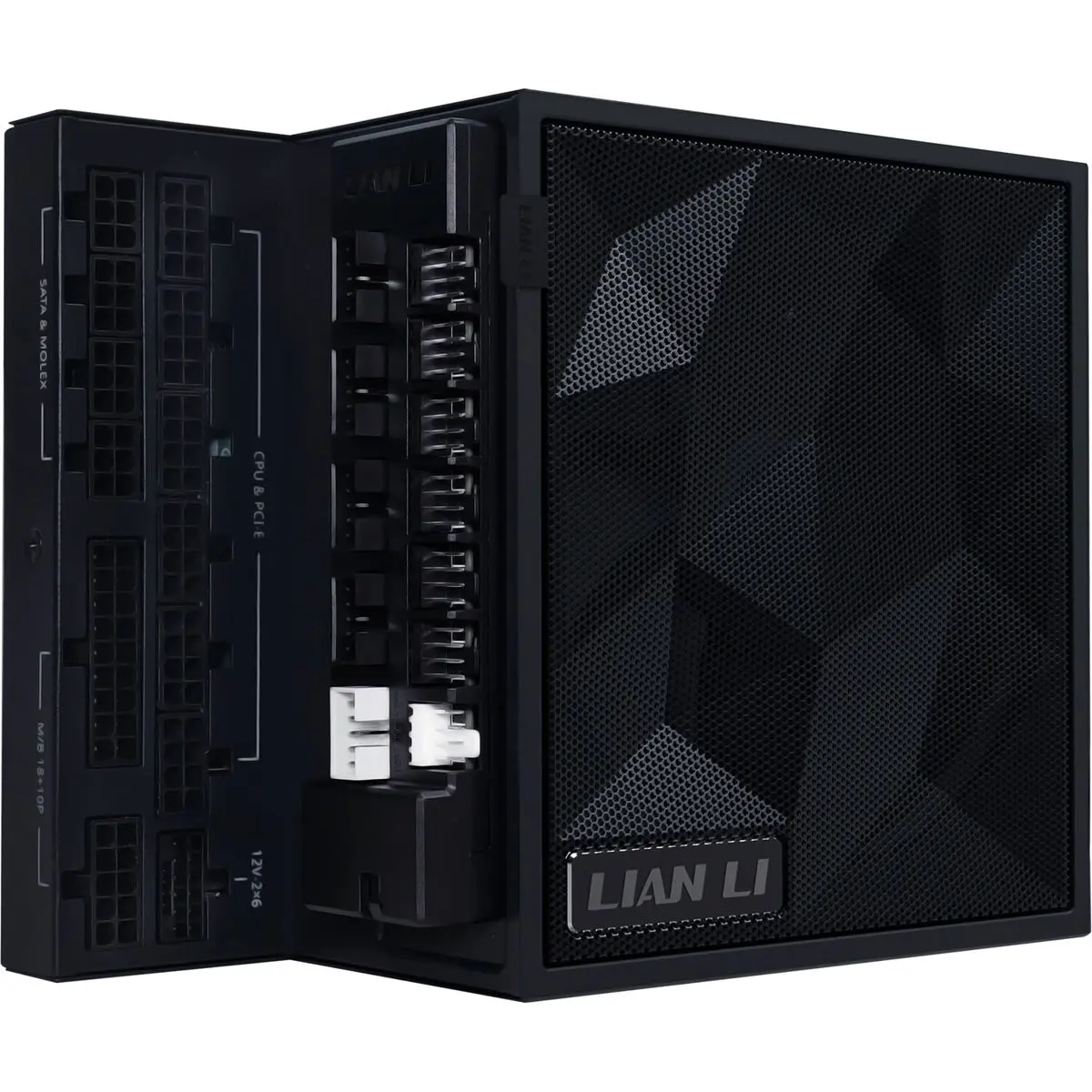 Lian-Li EG1200G EDGE GOLD 1200W 80+ Gold Certified Fully Modular ATX PSU with USB Hub, Black, 1200W Output, Dual-Chamber Pcs