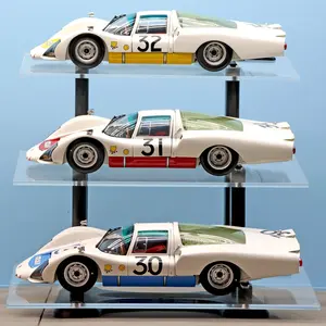 1:18 Scale Acrylic Display Stand for Model Cars, 3 Tier Collector Shelf