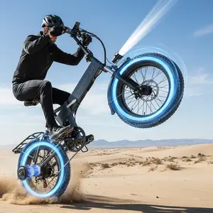 749W Motor Electric Bikes for Adults, Folding Electric Bike with 48V 13Ah Battery,20x4" Fat Tire Electric Mountain Bike