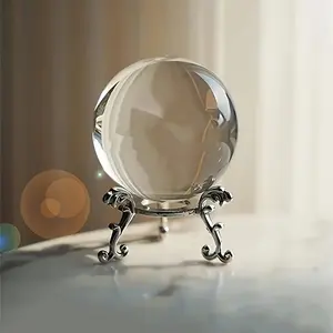 Elegant Crystal Ball Set - Crystal Decor, Creates a Dazzling Halo for Photography & Ambiance, the Perfect Accent for Home, Party, or as a Festive Gift