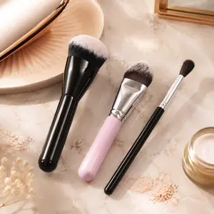Professional Makeup Brush for Foundation, Blush & Eyeshadow, Soft Dense Makeup Brush for Powder, Cream & Liquid Cosmetics, Face & Eye Blending Brush for Contour, Shading, Buffing & Daily Makeup Application